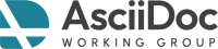 AsciiDoc®  logo.